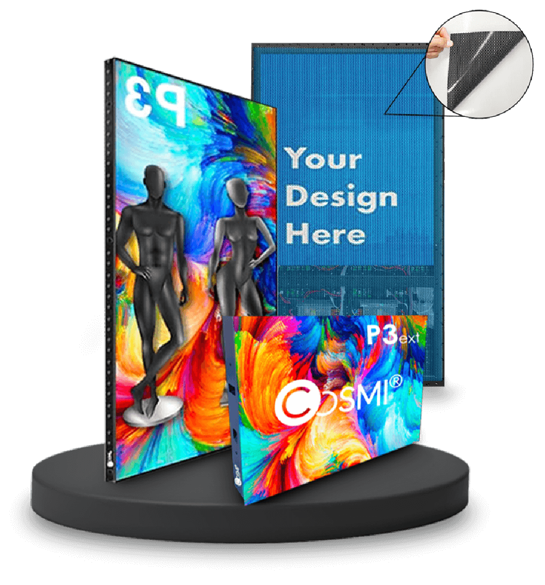 pantallas led para escaparates