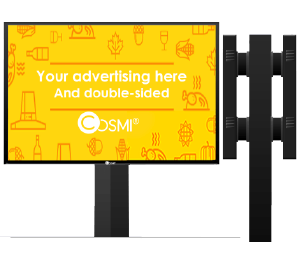 monoposte p5 x2 doble cara