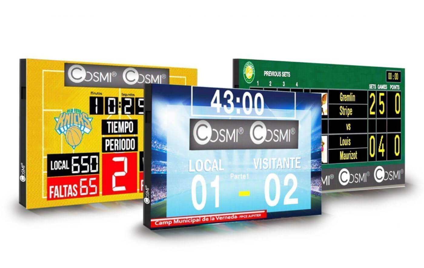 Videomarcador LED deportivo